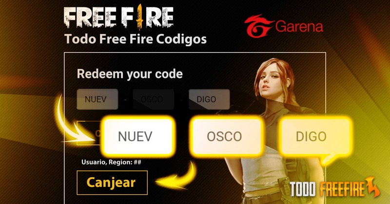 codigos free fire actualizados